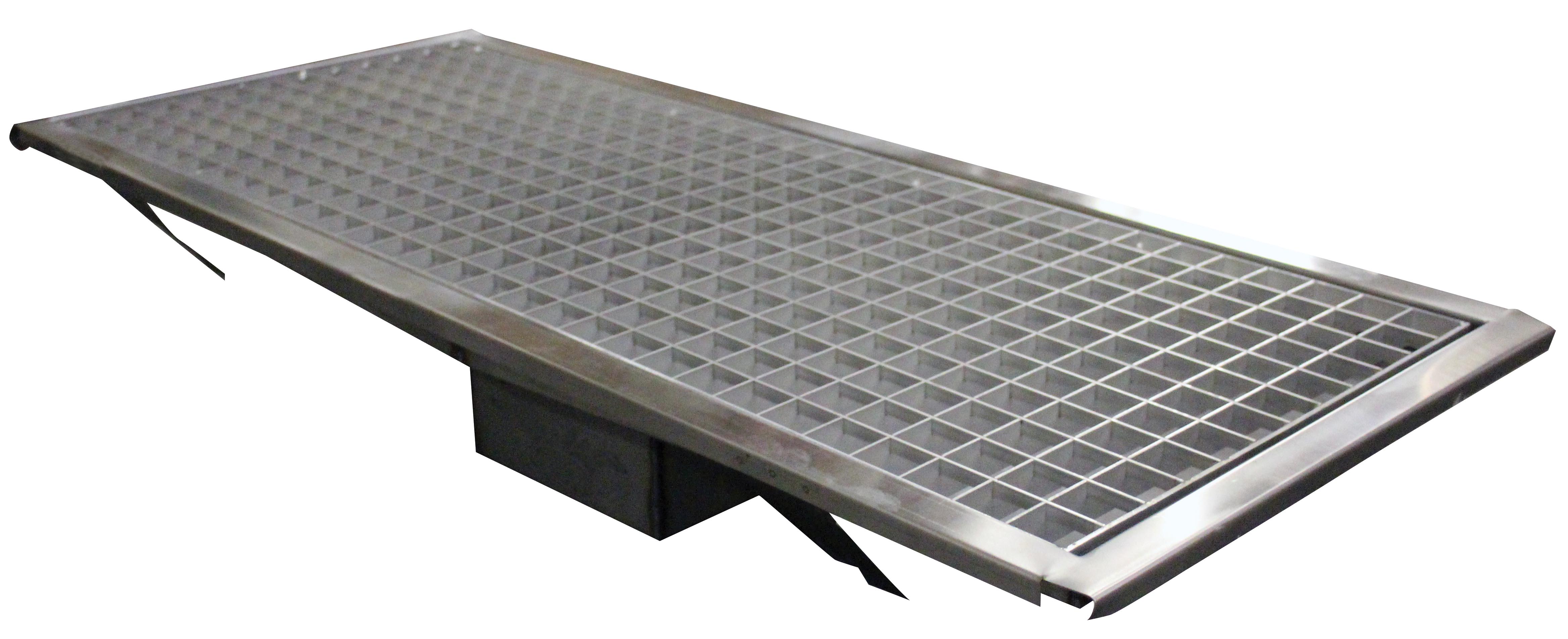 CANIVEAU INOX PANIER A DECHET AMOVIBLE SIPHON L2G CAN1000X400-SH