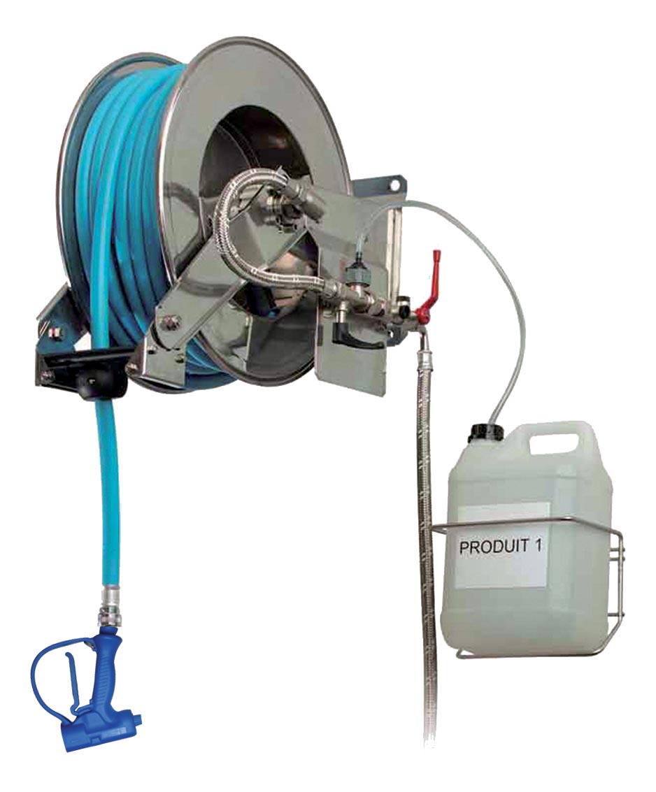 ENROULEUR AUTOMATIQUE INOX , KIT DE L2G E20K2.B5