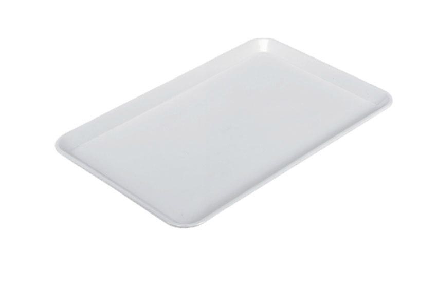 PLATEAU ABS 360X240 MM BLANC L2G LOG-6772W